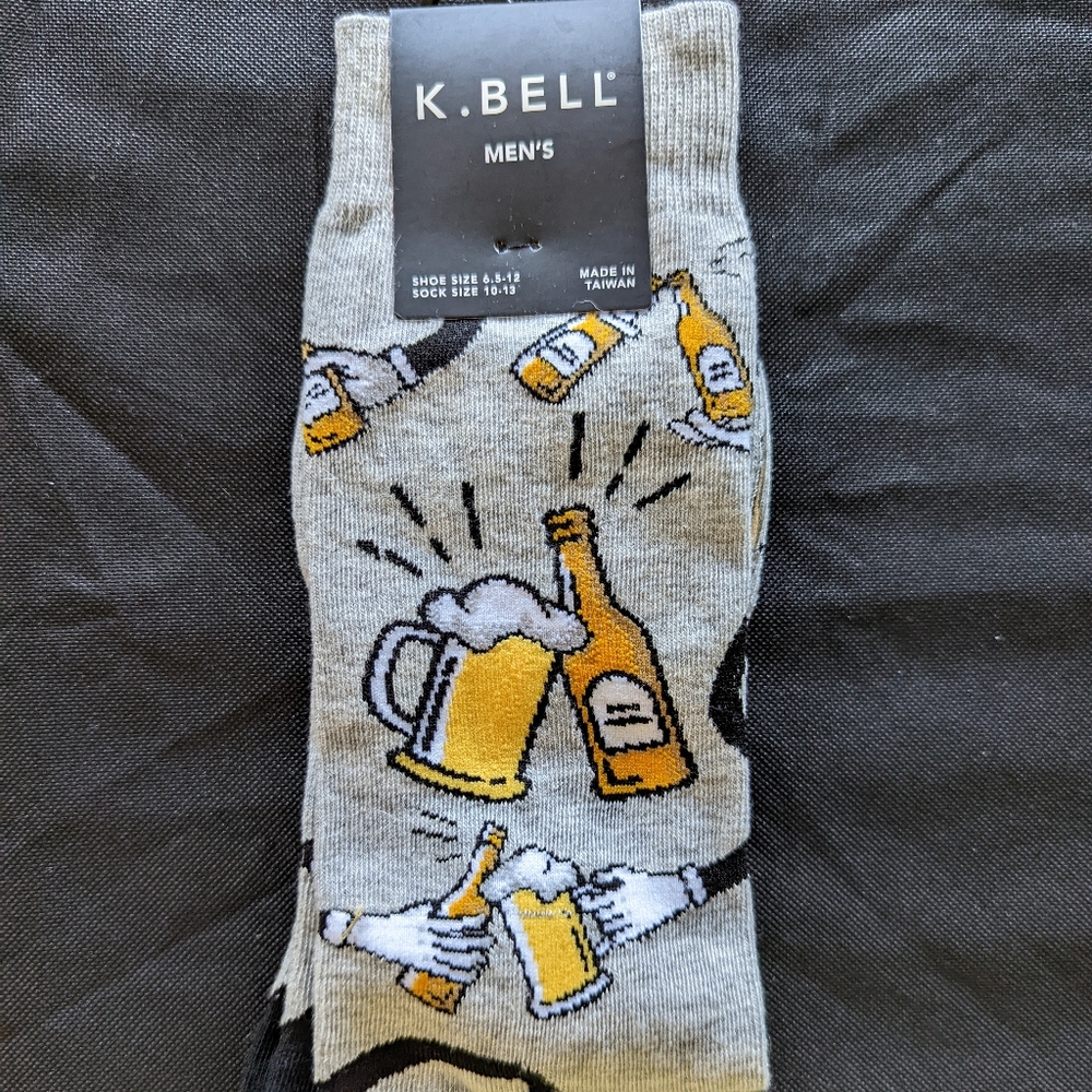 K Bell graphic socks